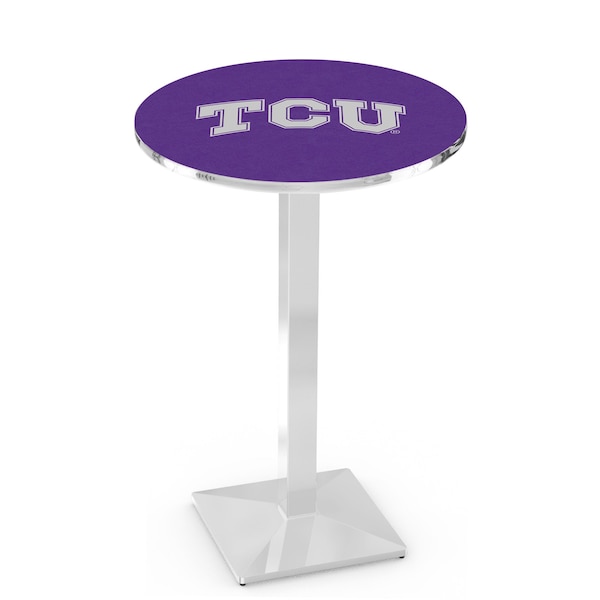 42" Chrome TCU Pub Table